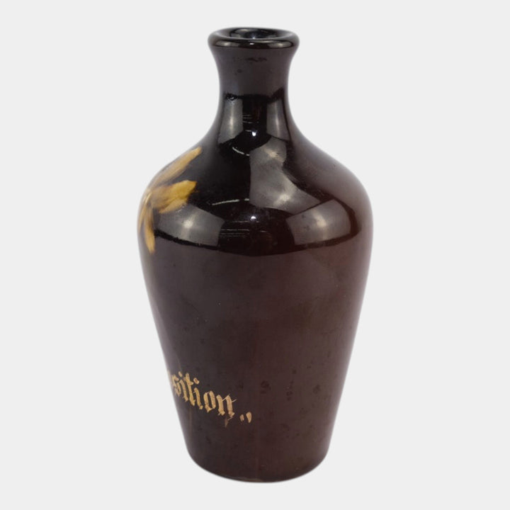 Roseville Rozane Art Pottery Floral Jamestown Exposition 1907 Ceramic Bud Vase - Just Art Pottery