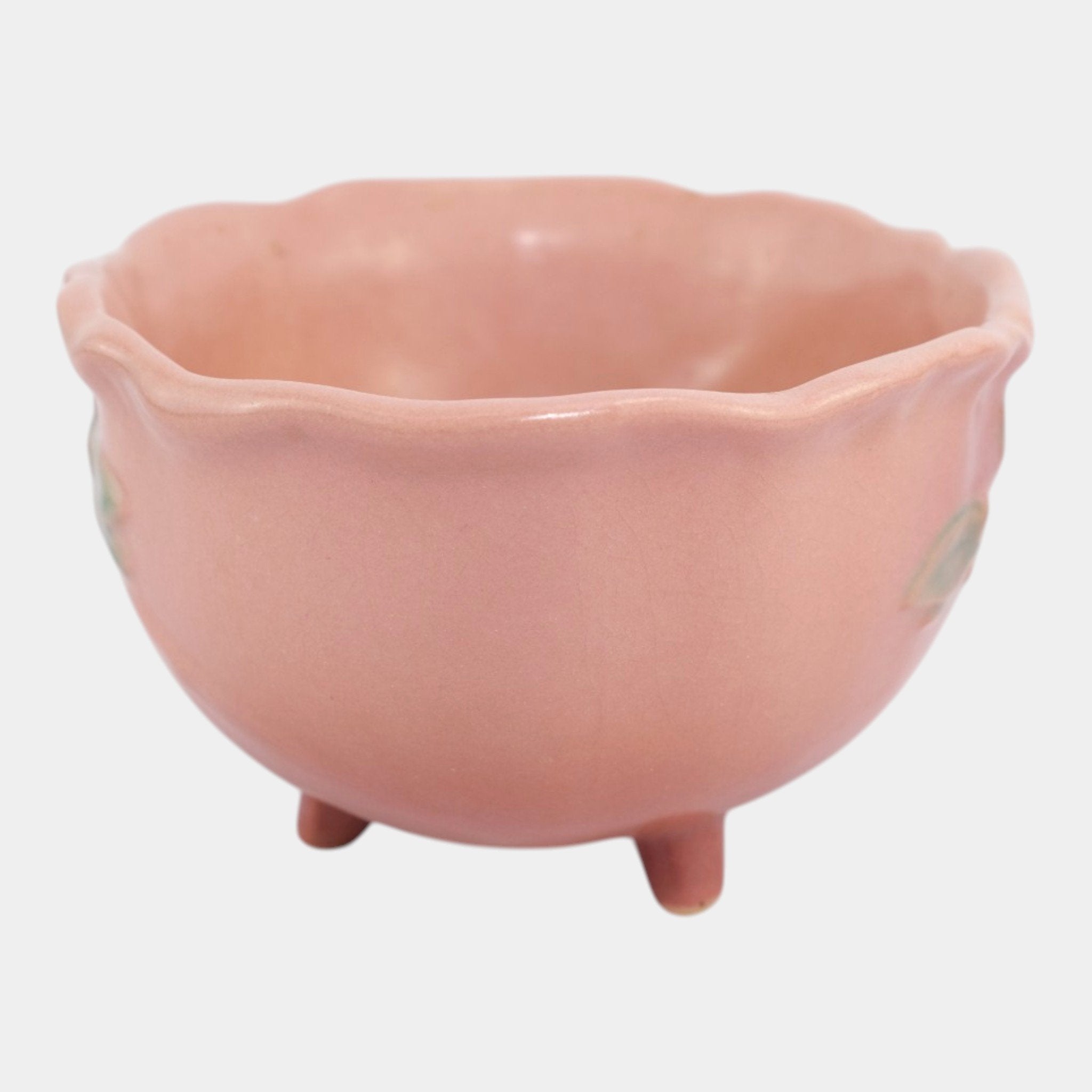 60s 清水焼 Space Age 花器 Mid Century Pink Roseville Mock Orange Pink 1950 Mid Century Modern Pottery Ceramic