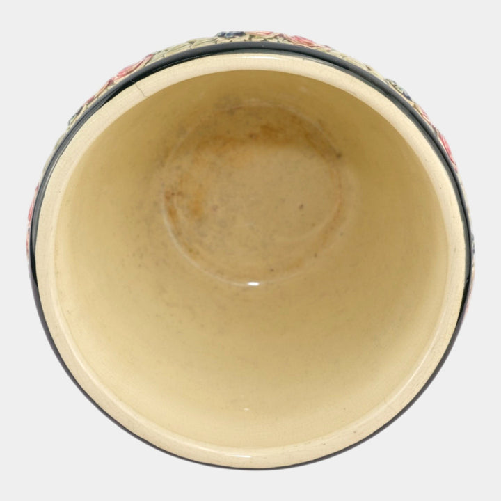 Weller Zona Eldora Chelsea 1920s Vintage Art Pottery Floral Jardiniere Planter - Just Art Pottery