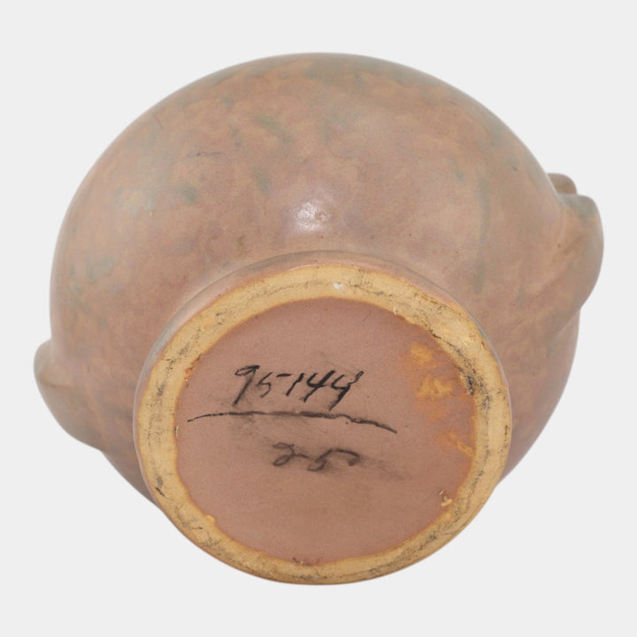 Brush McCoy Art Vellum 1930s Art Deco Pottery Ceramic Urn Vase - Just Art Pottery
