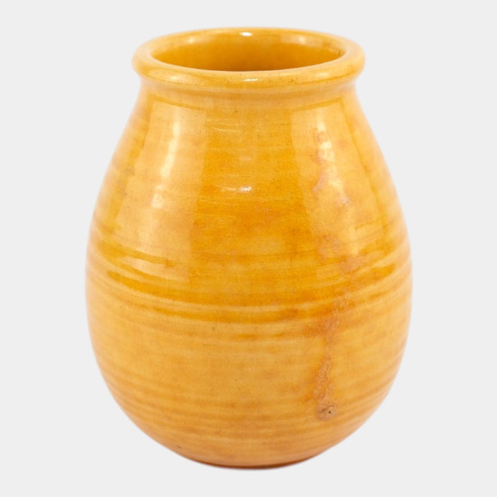 Newcomb College 1910-15 Arts and Crafts Pottery Orange Glaze Ceramic Vase - Just Art Pottery