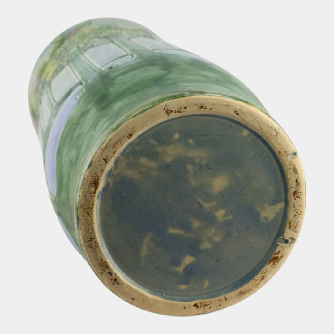 Roseville Vista 1920 Vintage Art Pottery Ceramic Umbrella Stand 757-20 - Just Art Pottery