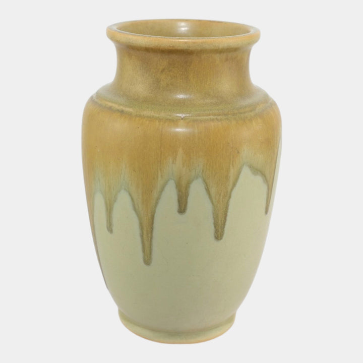 Roseville Carnelian I Yellow 1926 Vintage Art Pottery Ceramic Vase 314-9 - Just Art Pottery