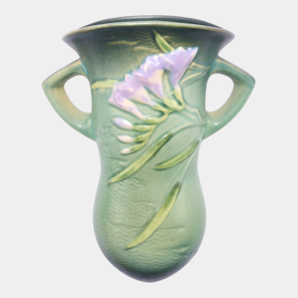 Roseville Freesia Green 1945 Mid Century Modern Pottery Wall