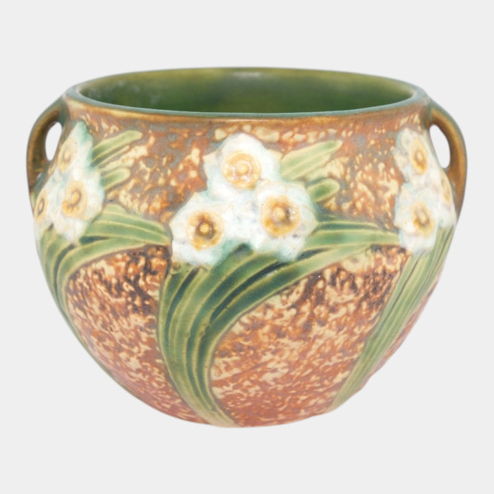 Roseville Jonquil 1931 Vintage Arts & Crafts Pottery Ceramic Planter Vase 538-4 - Just Art Pottery