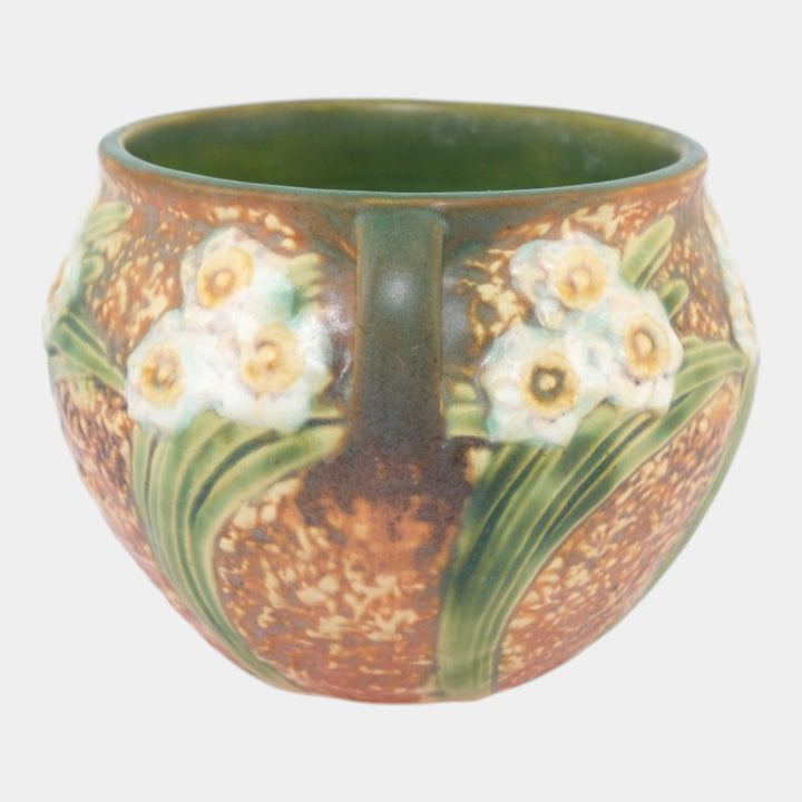 Roseville Jonquil 1931 Vintage Arts & Crafts Pottery Ceramic Planter Vase 538-4 - Just Art Pottery