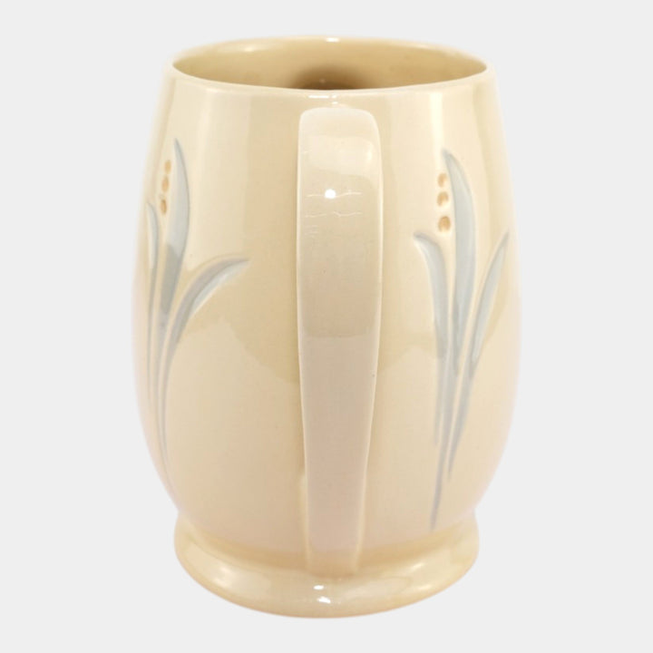 Roseville Utility Ware 1920 Vintage Art Pottery Floral Ceramic Handled Pitcher - Just Art Pottery