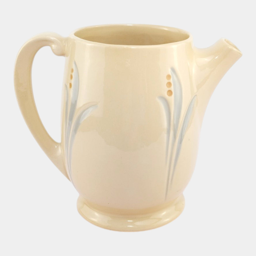Roseville Utility Ware 1920 Vintage Art Pottery Floral Ceramic Handled Pitcher - Just Art Pottery