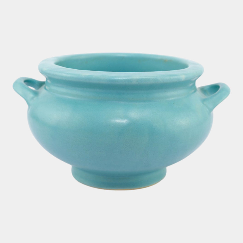 Roseville Rosecraft Colors Turquoise 1917 Pottery Ceramic