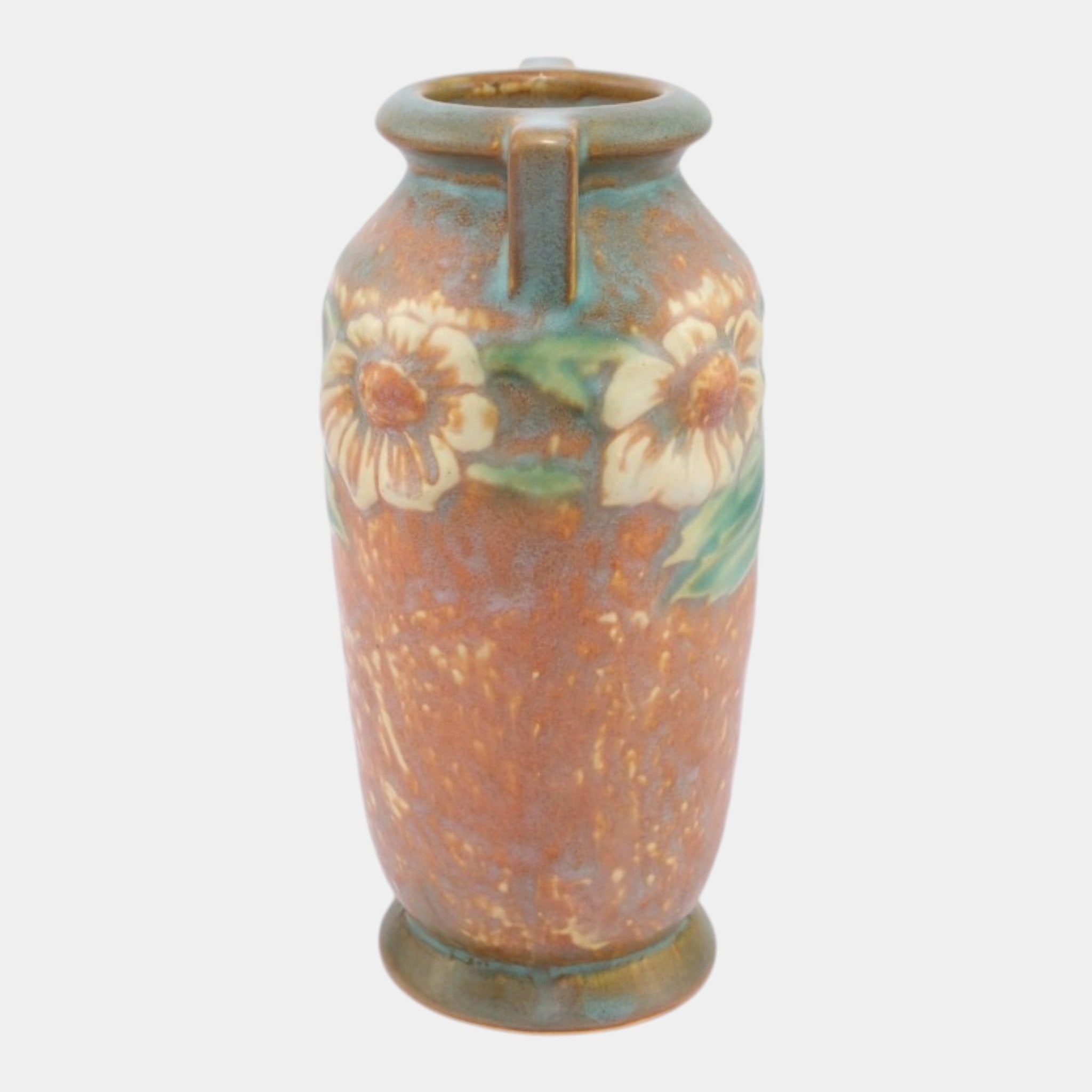 Roseville Dahlrose 1928 Vintage Arts And Crafts Pottery Ceramic