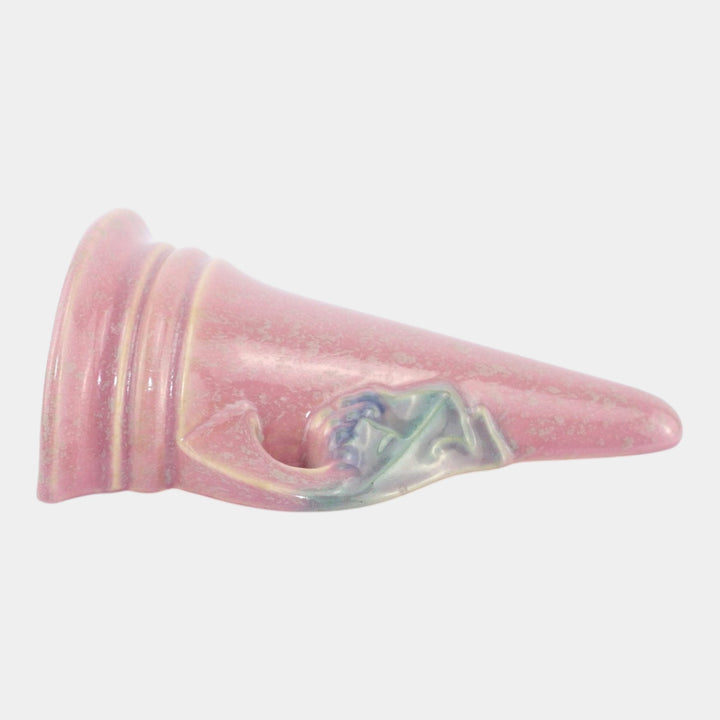 Roseville Tuscany Pink 1927 Vintage Art Deco Pottery Ceramic Wall Pocket 1254-7 - Just Art Pottery