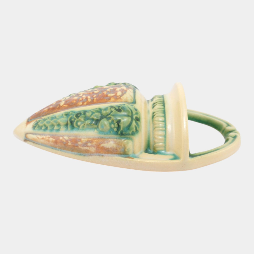 Roseville Florentine II Arts And Crafts Pottery Ceramic Wall Pocket 1238-8 - Just Art Pottery