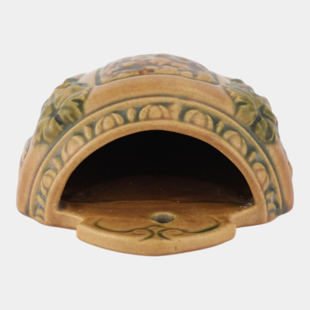 Roseville Florentine I 1924 Vintage Pottery Wall Pocket 1230-10 - Just Art Pottery