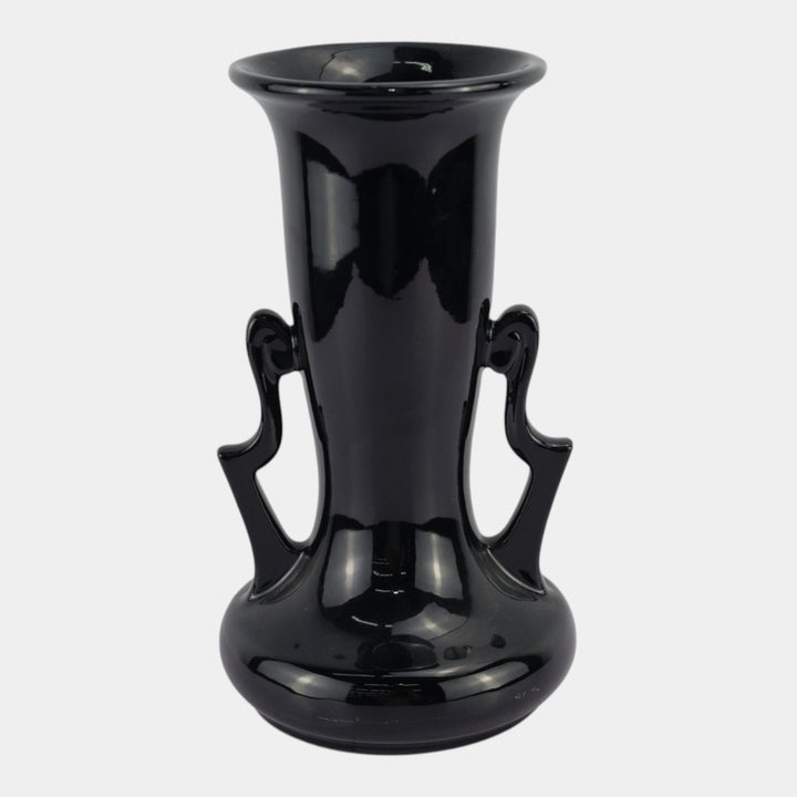 Roseville Rosecraft Black 1916 Vintage Art Deco Pottery Ceramic Vase 316-10 - Just Art Pottery