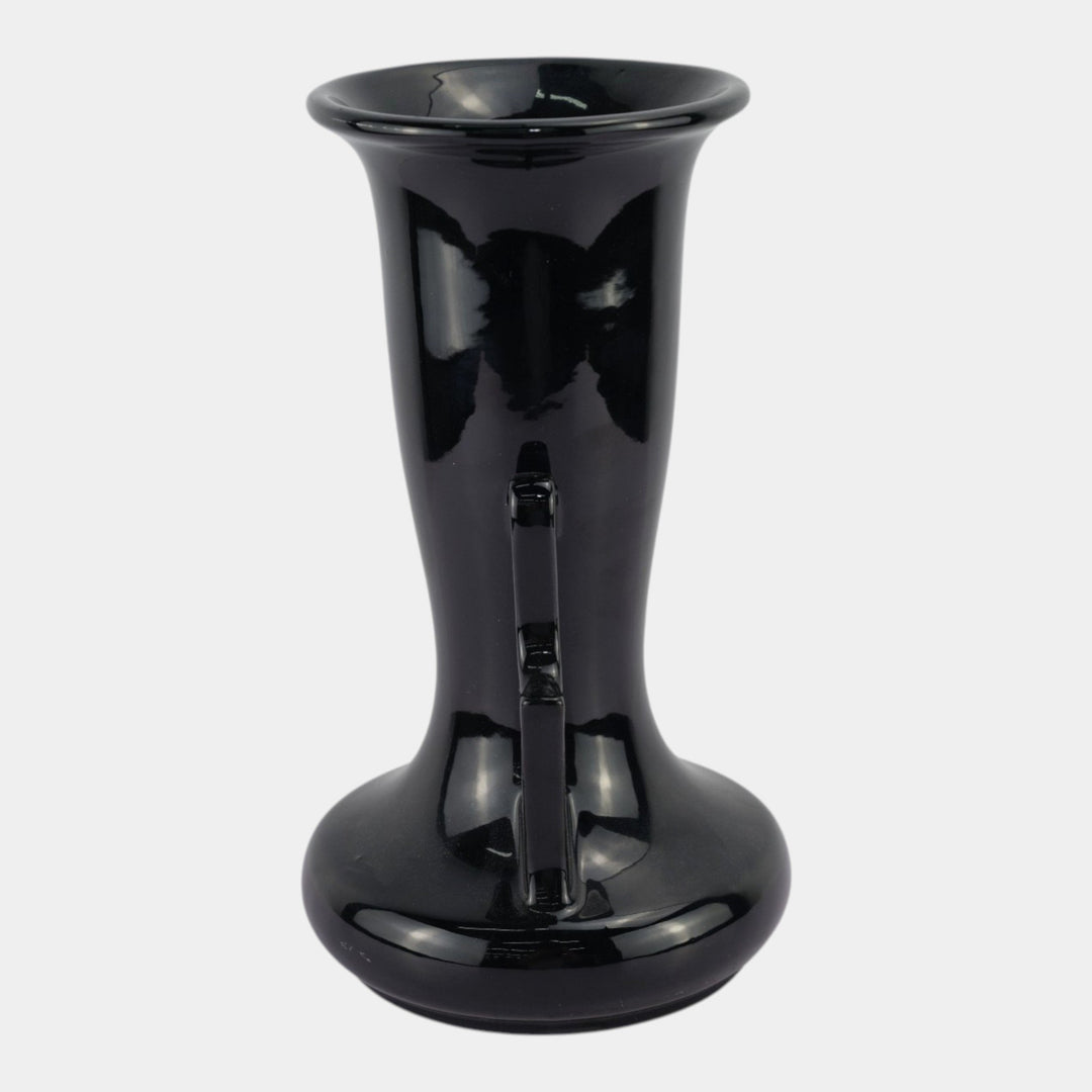 Roseville Rosecraft Black 1916 Vintage Art Deco Pottery Ceramic Vase 316-10 - Just Art Pottery