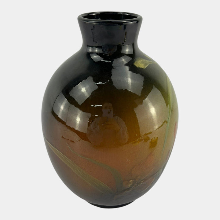 Roseville Rozane Early 1900s Art Pottery Standard Glaze Ceramic Flower Vase 814 - Just Art Pottery