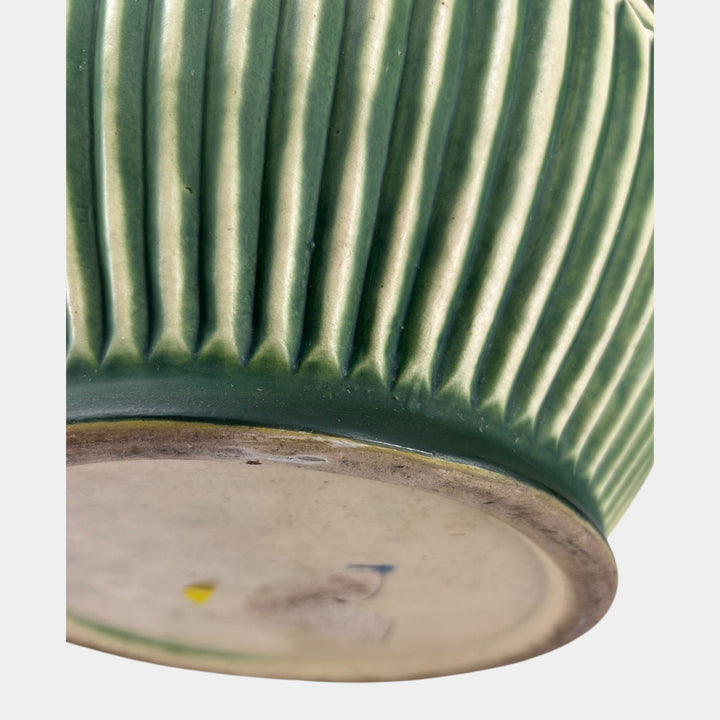 Roseville Normandy 1928 Vintage Art Pottery Ceramic Jardiniere Pedestal 609-10 - Just Art Pottery