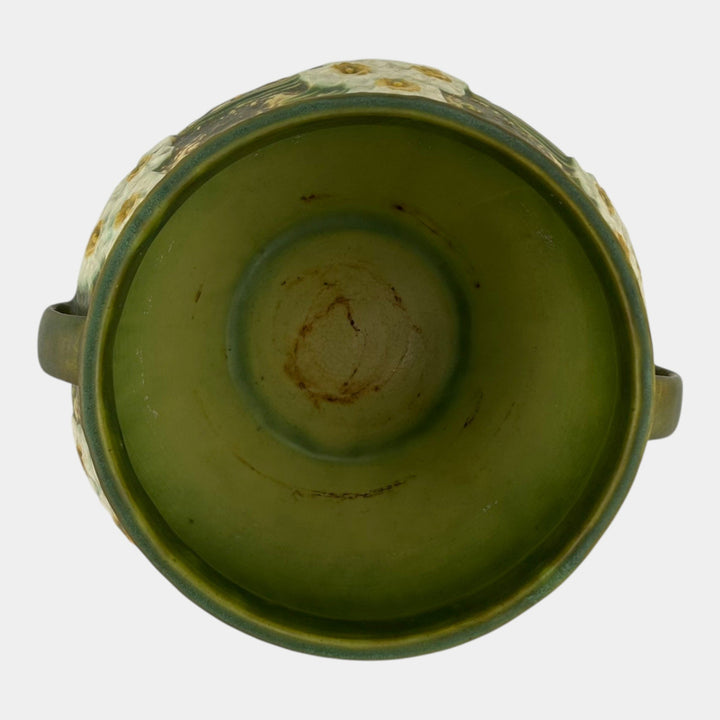 Roseville Jonquil 1931 Vintage Arts And Crafts Pottery Jardiniere Planter 621-6 - Just Art Pottery