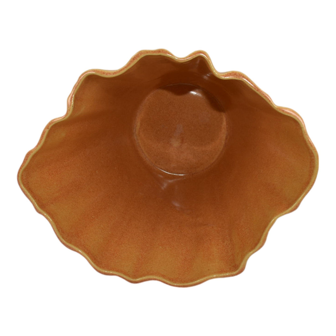 Roseville Capri Orange 1954 Vintage Art Pottery Ceramic Planter Vase 557-7 - Just Art Pottery