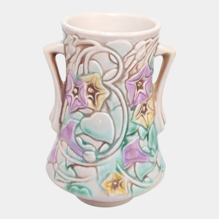 Roseville Morning Glory White 1935 Vintage Art Pottery Ceramic Vase 724-6