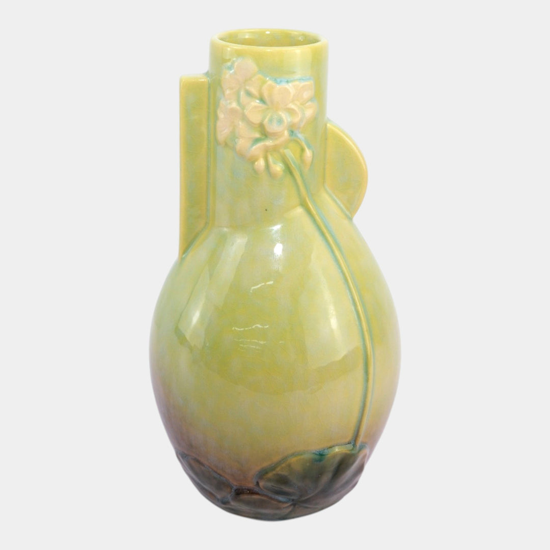 Roseville Wincraft Green 1948 Vintage Mid Century Modern Pottery Vase 284-10 - Just Art Pottery