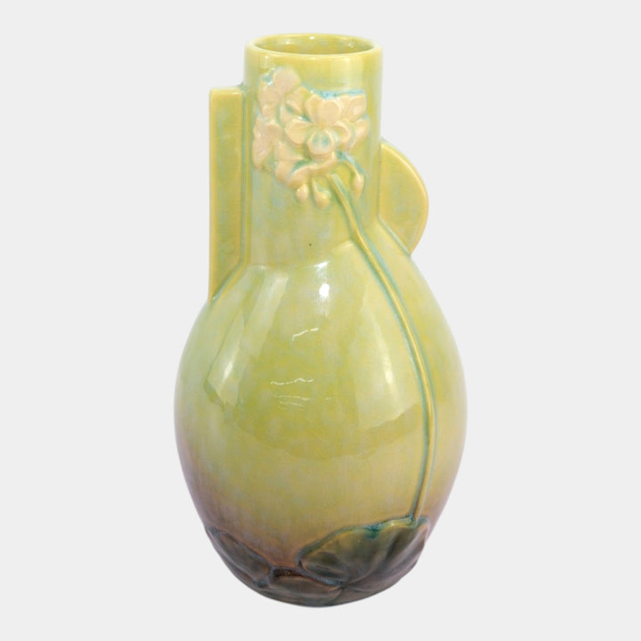 Roseville Wincraft Green 1948 Vintage Mid Century Modern Pottery Vase 284-10 - Just Art Pottery