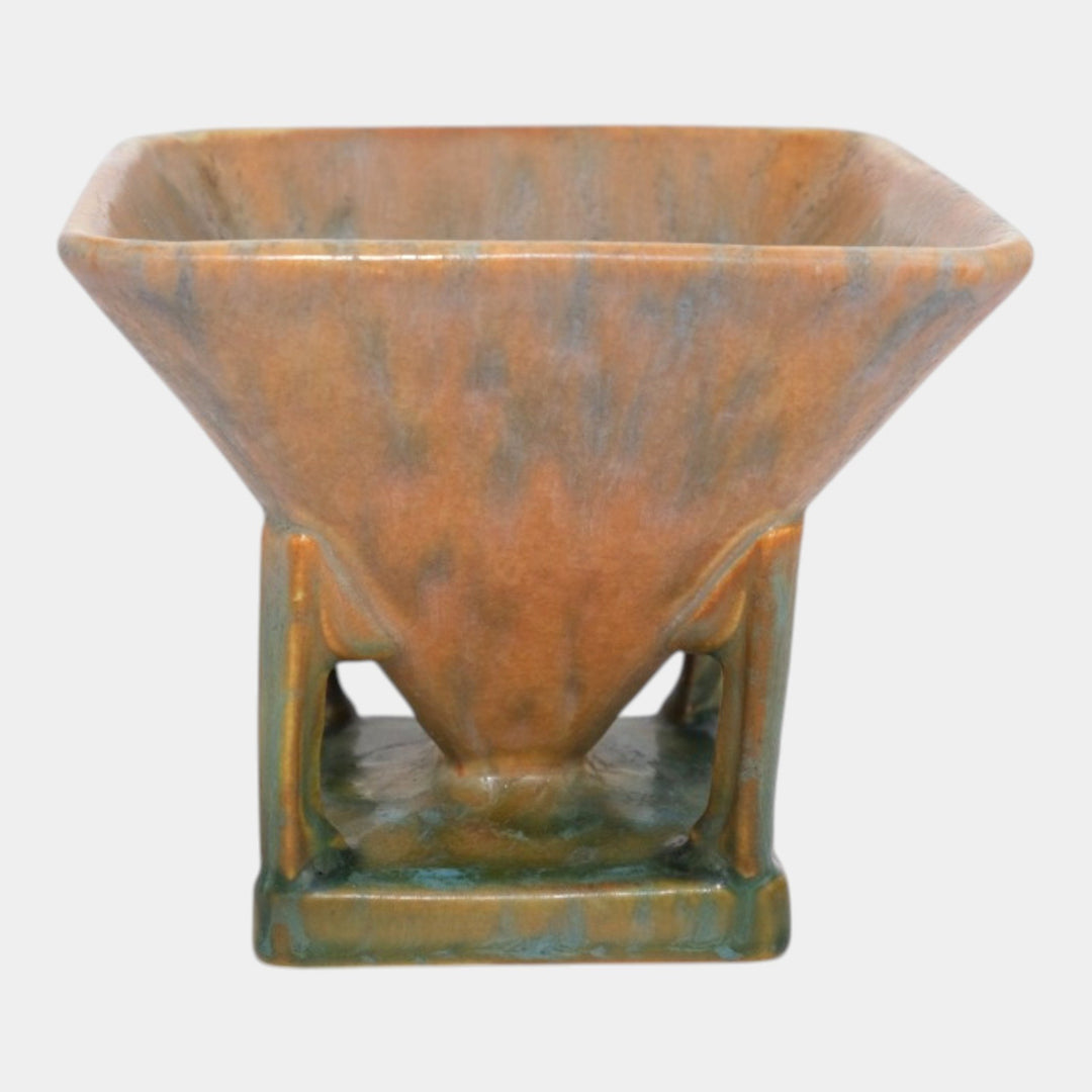 Roseville Futura 1928 Vintage Art Deco Pottery Ceramic Sand Toy Vase 189-4 - Just Art Pottery
