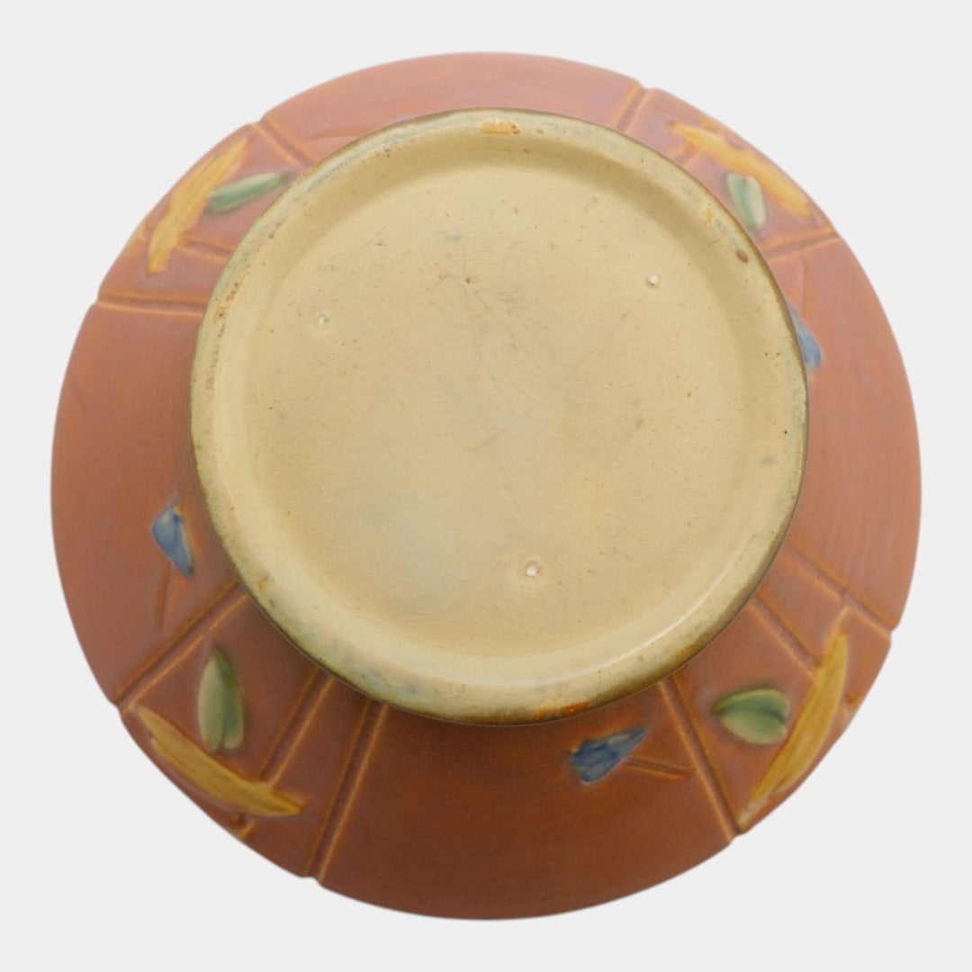 Roseville Futura Tan 1928 Vintage Art Deco Pottery Jardiniere Planter 616-6 - Just Art Pottery