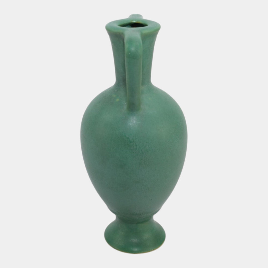 Roseville Rozane Ware Egypto 1905 Vintage Art Pottery Matte Green Vase E62-8
