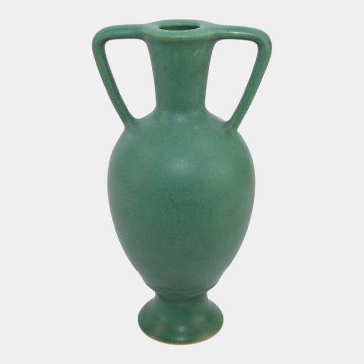 Roseville Rozane Ware Egypto 1905 Vintage Art Pottery Matte Green Vase E62-8