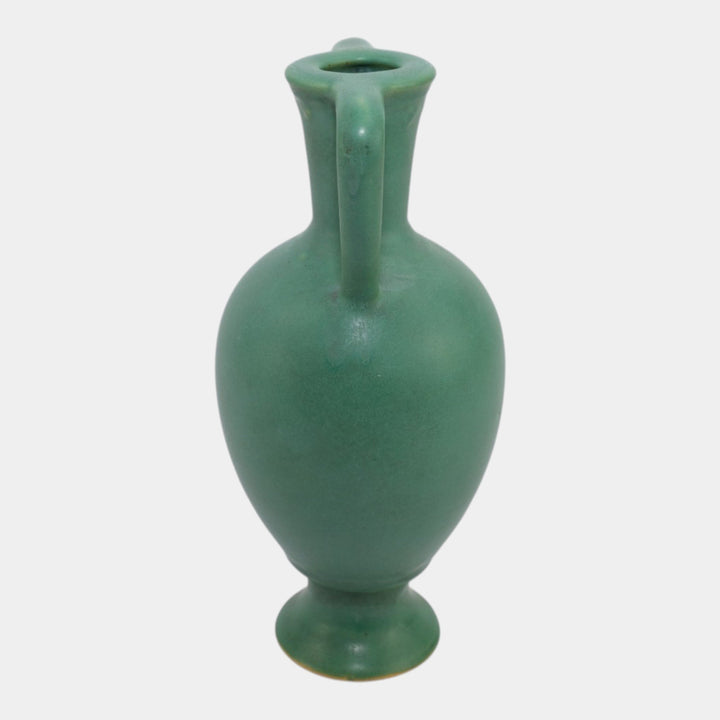 Roseville Rozane Ware Egypto 1905 Vintage Art Pottery Matte Green Vase E62-8