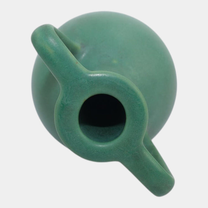 Roseville Rozane Ware Egypto 1905 Vintage Art Pottery Matte Green Vase E62-8