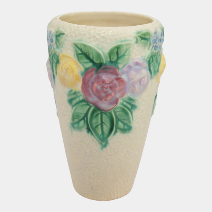 Roseville Rozane 1917 Vintage Art Pottery Ceramic Floral Vase 103-8 - Just Art Pottery