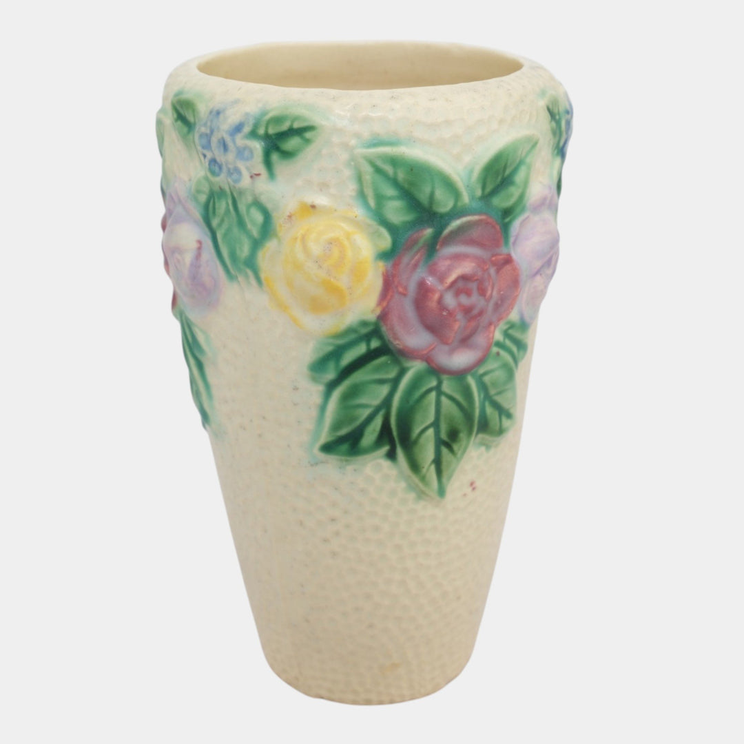 Roseville Rozane 1917 Vintage Art Pottery Ceramic Floral Vase 103-8 - Just Art Pottery