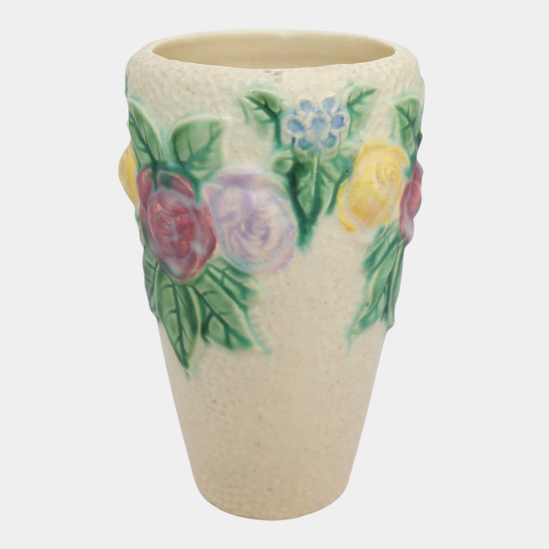 Roseville Rozane 1917 Vintage Art Pottery Ceramic Floral Vase 103-8 - Just Art Pottery
