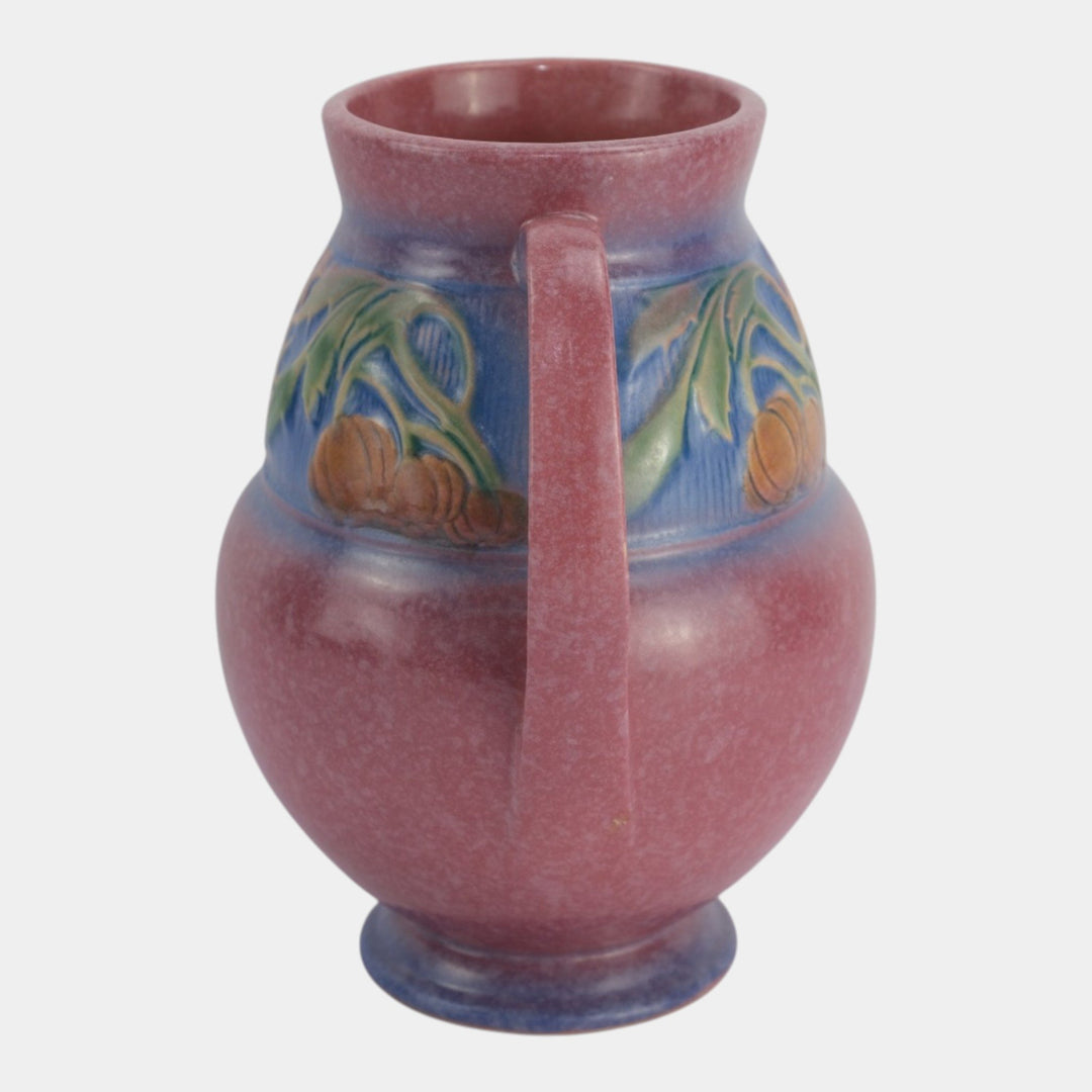 Roseville Baneda Pink 1932 Vintage Art Deco Pottery Ceramic Flower Vase 596-9 - Just Art Pottery