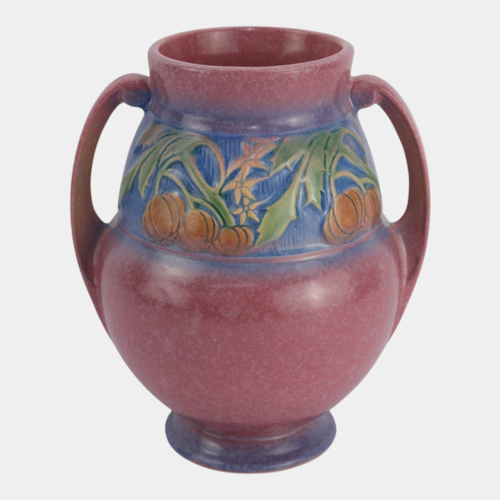 Roseville Baneda Pink 1932 Vintage Art Deco Pottery Ceramic Flower Vase 596-9 - Just Art Pottery