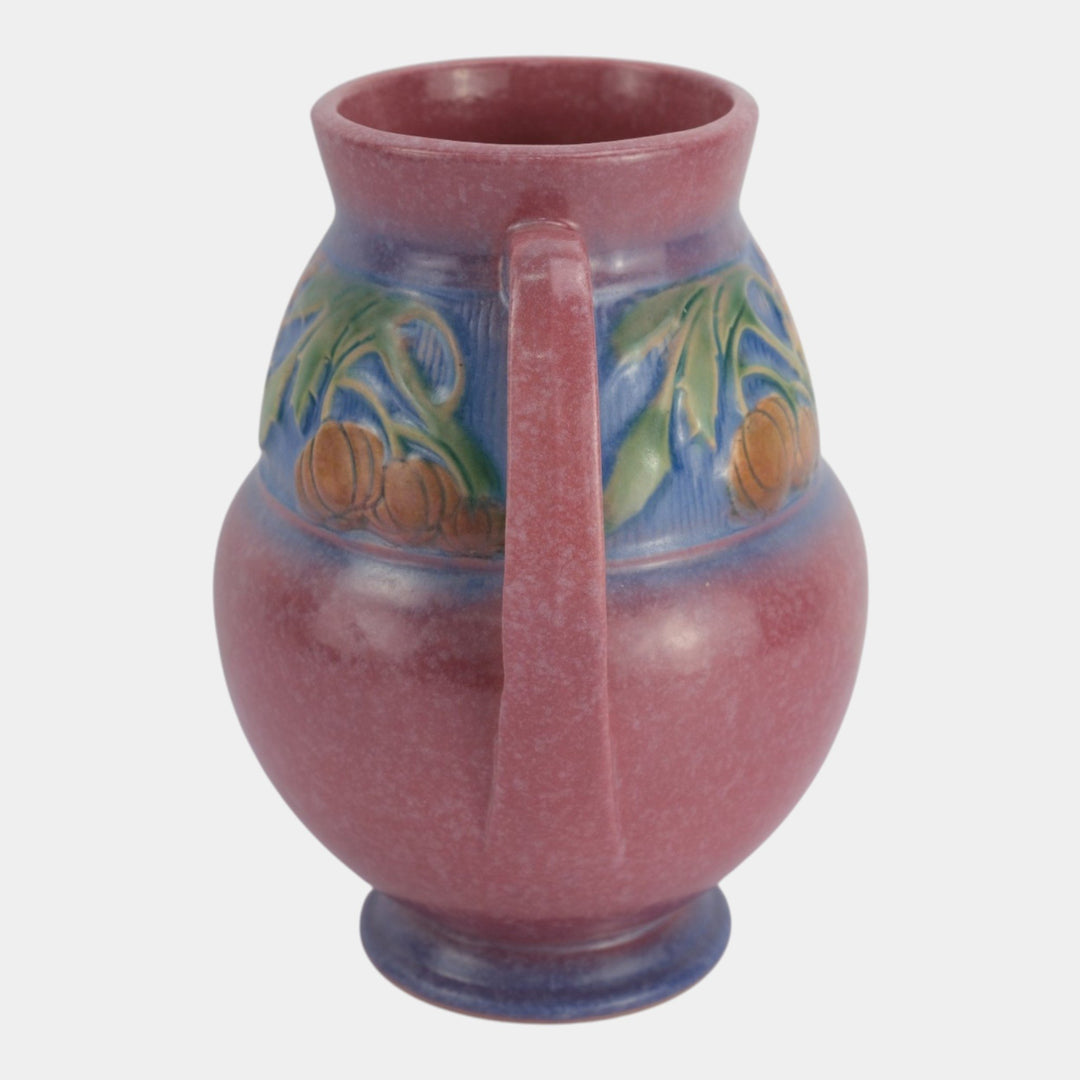 Roseville Baneda Pink 1932 Vintage Art Deco Pottery Ceramic Flower Vase 596-9 - Just Art Pottery