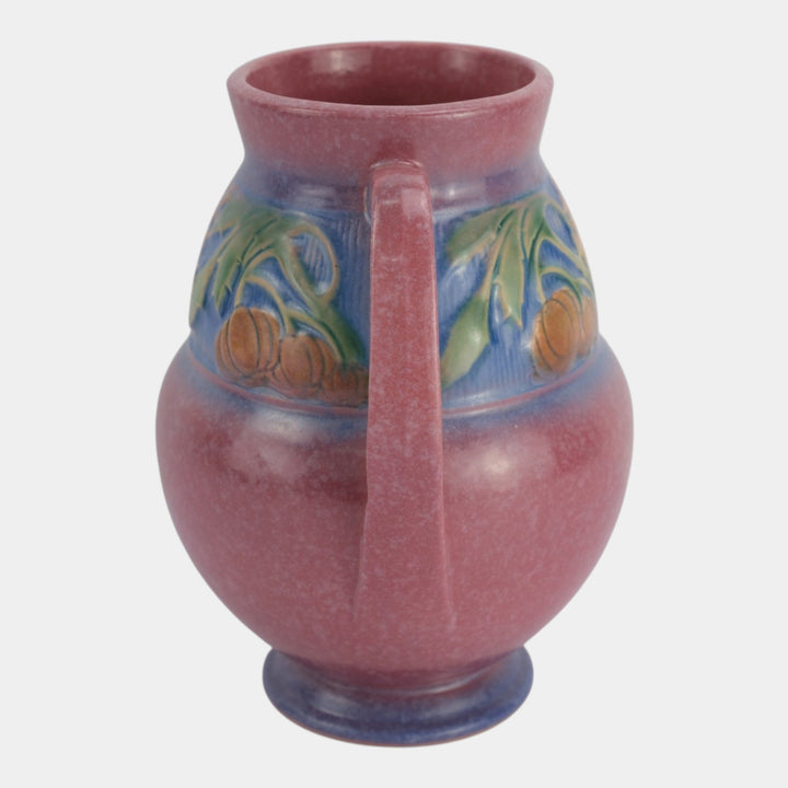 Roseville Baneda Pink 1932 Vintage Art Deco Pottery Ceramic Flower Vase 596-9 - Just Art Pottery