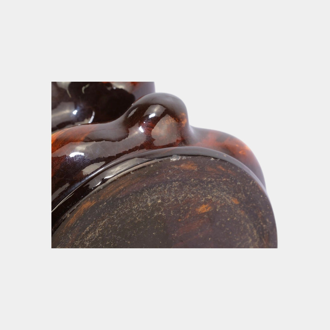 Weller Aurelian 1900s Art Pottery Standard Glaze Twist Jardiniere And Pedestal - Just Art Pottery