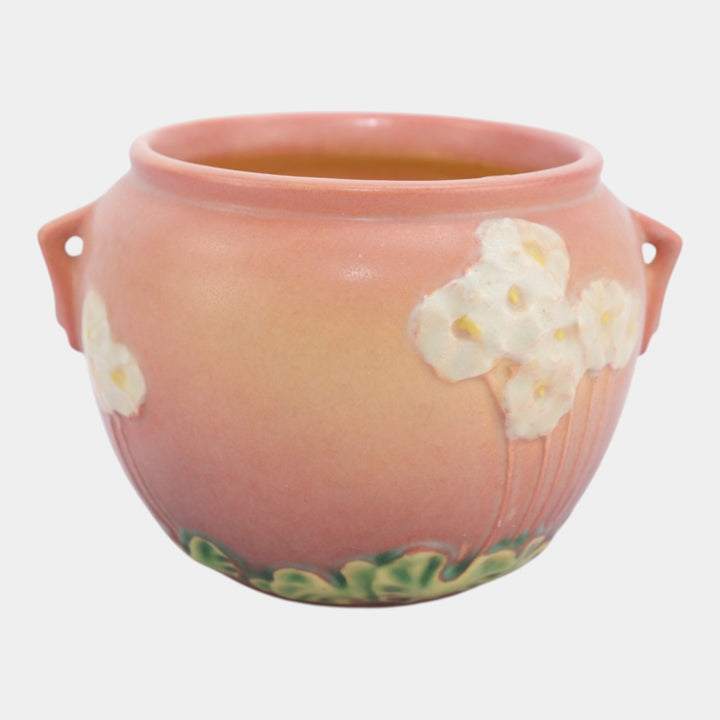 Roseville Primrose Pink 1936 Vintage Art Deco Pottery Jardiniere Planter 634-4