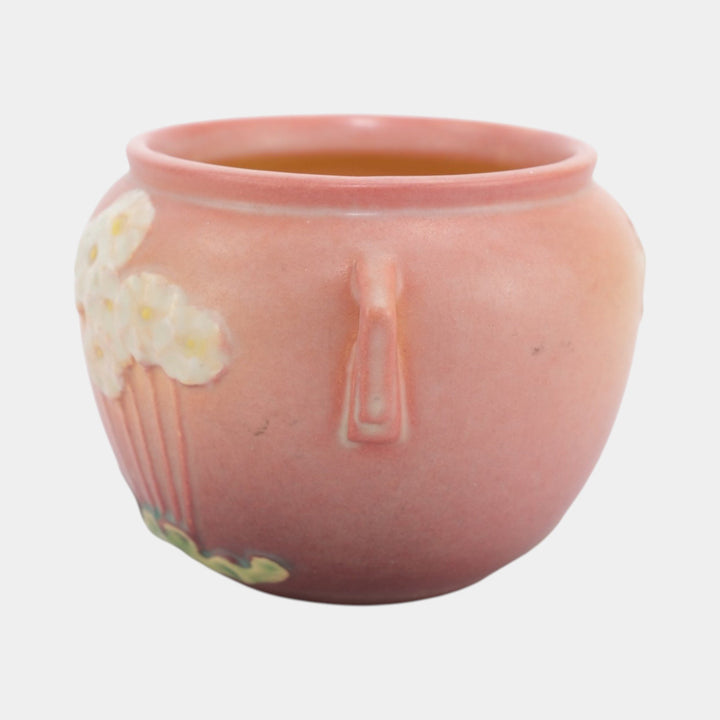Roseville Primrose Pink 1936 Vintage Art Deco Pottery Jardiniere Planter 634-4