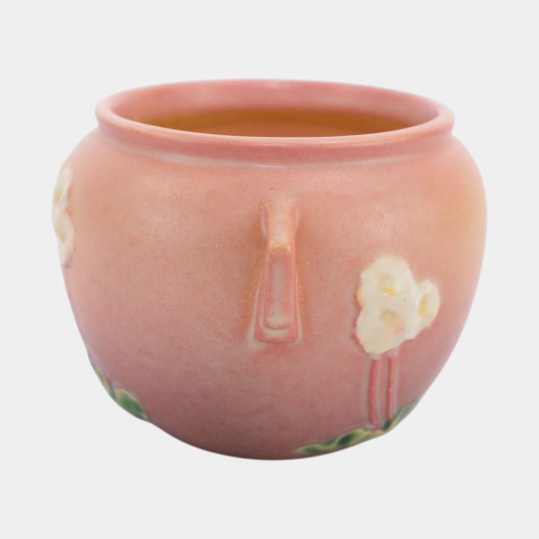 Roseville Primrose Pink 1936 Vintage Art Deco Pottery Jardiniere Planter 634-4