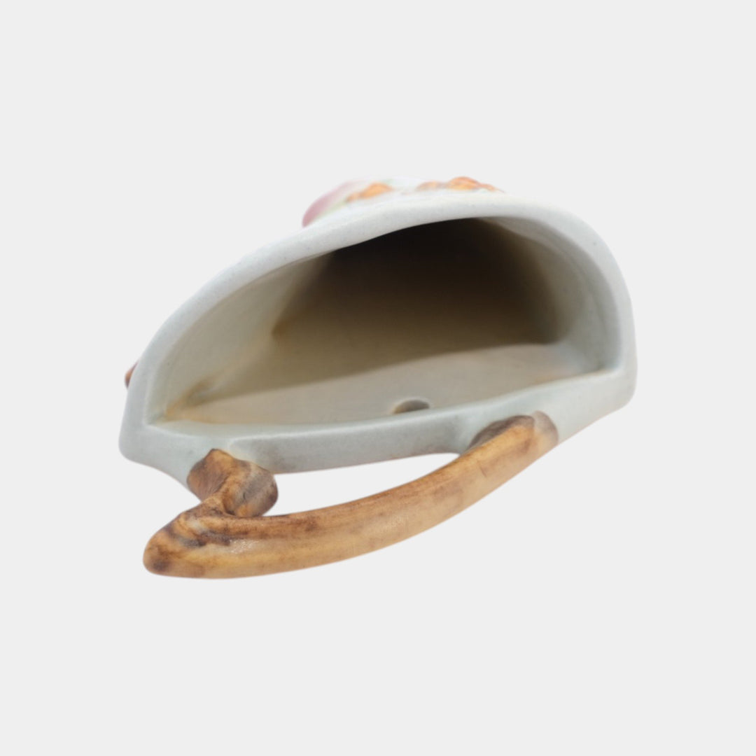 Roseville Bittersweet Gray 1951 Vintage Art Pottery Ceramic Wall Pocket 866-7