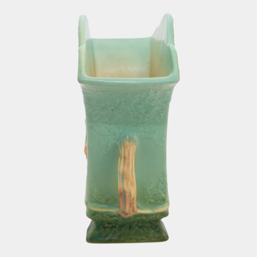 Roseville Bittersweet Green 1951 Vintage Art Pottery Ceramic Flower Vase 874-7