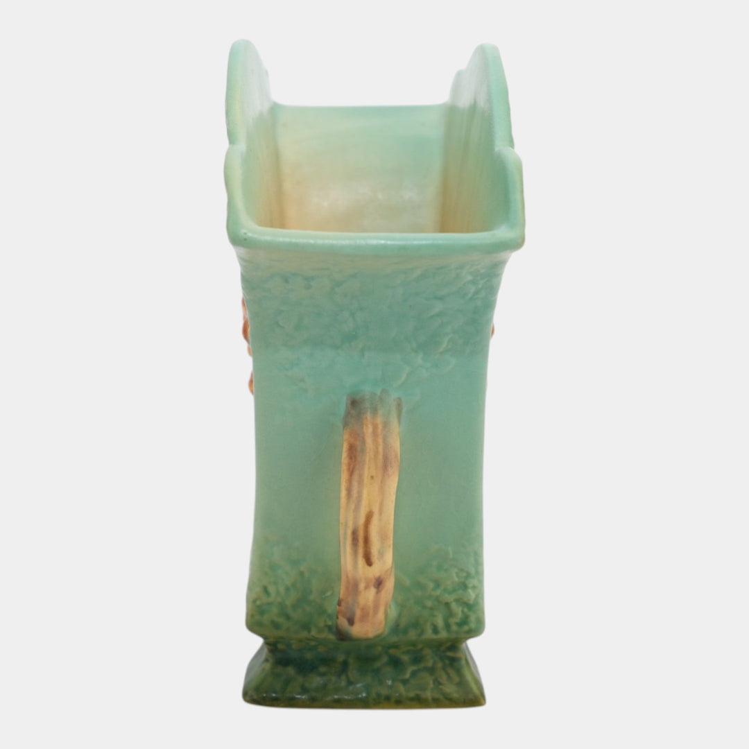 Roseville Bittersweet Green 1951 Vintage Art Pottery Ceramic Flower Vase 874-7