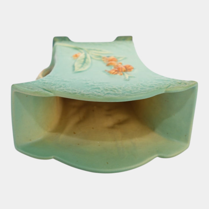 Roseville Bittersweet Green 1951 Vintage Art Pottery Ceramic Flower Vase 874-7