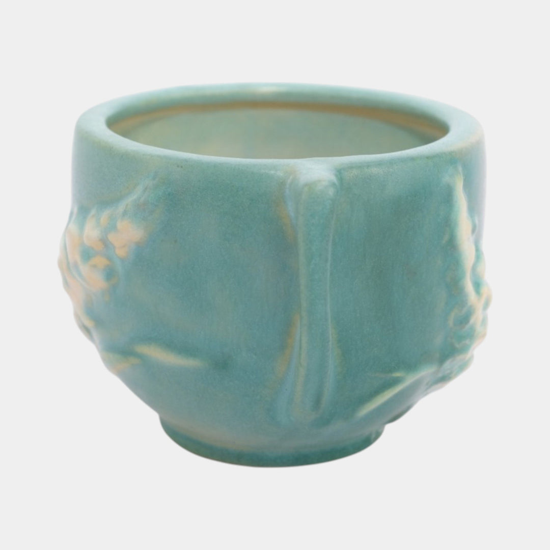 Roseville Foxglove Green 1942 Vintage Art Pottery Jardiniere Planter 659-3