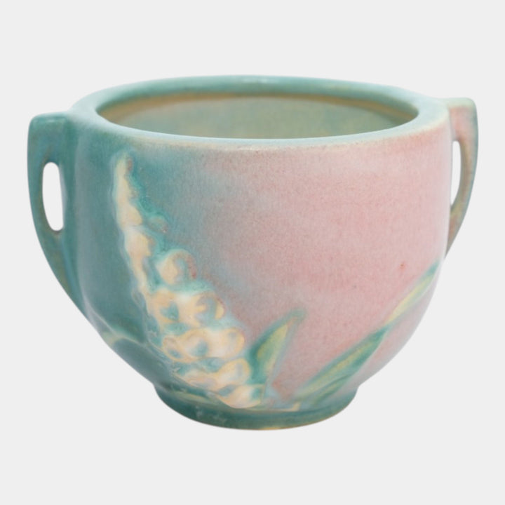 Roseville Foxglove Green 1942 Vintage Art Pottery Jardiniere Planter 659-3