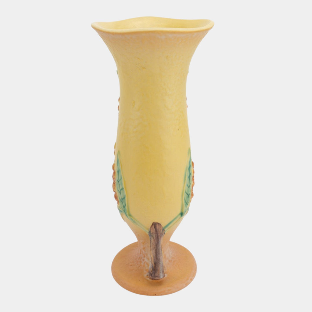 Roseville Bittersweet Yellow 1951 Vintage Art Pottery Tall Ceramic Vase 886-12